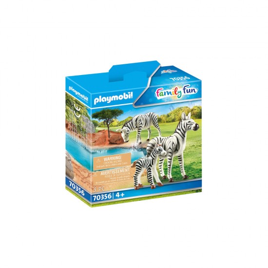 Playmobil Family Fun - Zebre cu pui