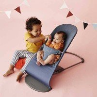 Balansoar bebe Bliss Dove Blue 3D Jersey BabyBjorn