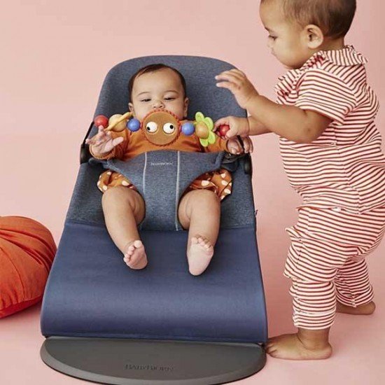 Balansoar bebe Bliss Dove Blue 3D Jersey BabyBjorn