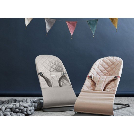 Balansoar bebe Bliss Sand Grey Bumbac BabyBjorn
