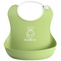 Bavetica moale Soft Bib Green BabyBjorn