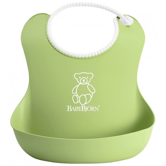 Bavetica moale Soft Bib Green BabyBjorn