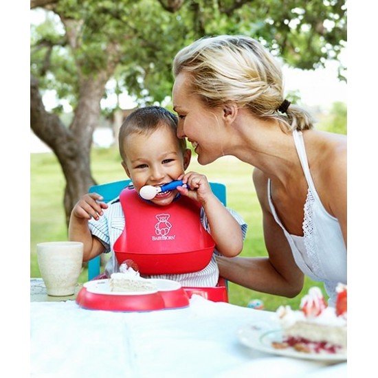 Bavetica moale Soft Bib Orange BabyBjorn 