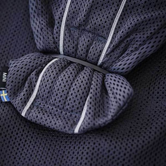 Marsupiu anatomic BabyBjorn Mini cu pozitii multiple de purtare Anthracite 3D Mesh