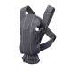 Marsupiu anatomic BabyBjorn Mini cu pozitii multiple de purtare Anthracite 3D Mesh