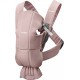 Marsupiu anatomic BabyBjorn Mini cu pozitii multiple de purtare Dusty Pink Bumbac