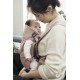 Marsupiu anatomic BabyBjorn Mini cu pozitii multiple de purtare Dusty Pink Bumbac