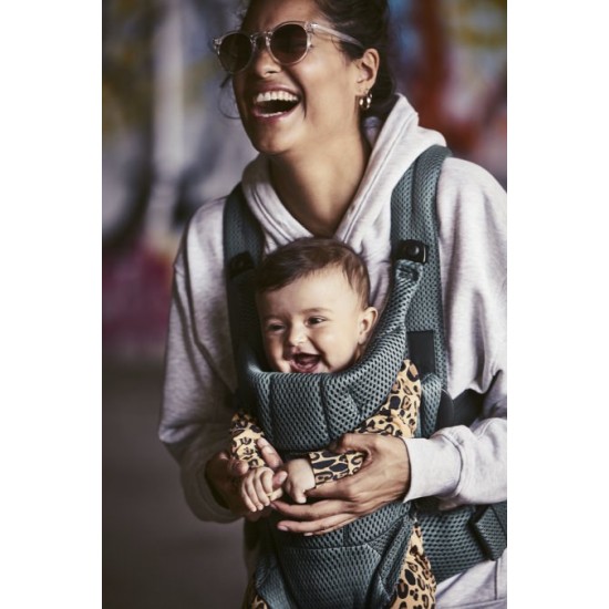 Marsupiu anatomic Move Verde Salvie 3D Mesh BabyBjorn