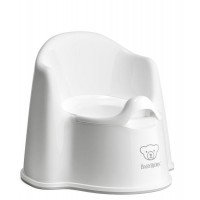 Olita cu protectie spate Potty Chair BabyBjorn White