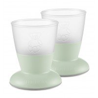 Set 2 pahare pentru bebe BabyBjorn - Powder Green