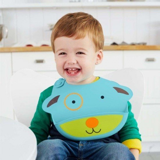 Bavetica de silicon Fold and Go Zoo Skip Hop - Catel 