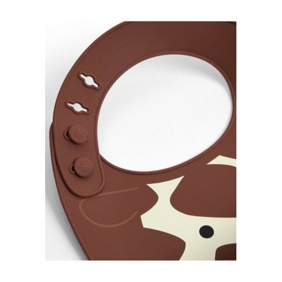 Bavetica de silicon Fold and Go Zoo Skip Hop - Girafa