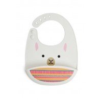 Bavetica de silicon Fold and Go Zoo Skip Hop - Lama