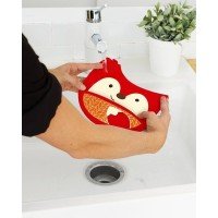 Bavetica din silicon Zoo Fold and Go Skip Hop - Vulpe