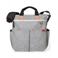 Geanta de scutece Skip Hop Duo Signature Grey Melange