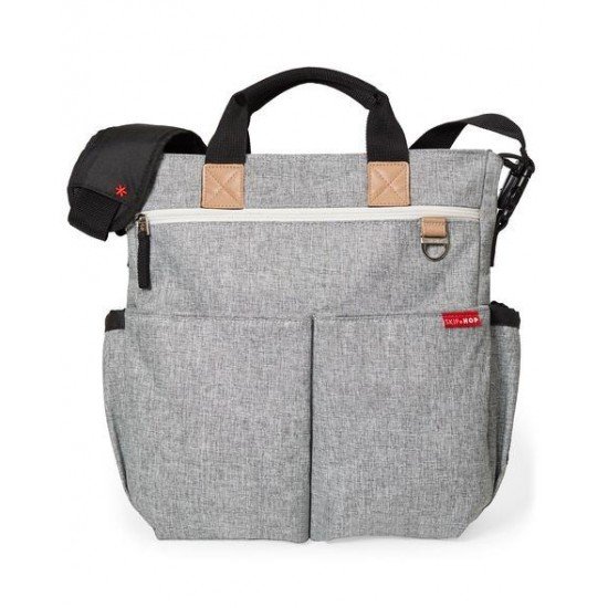 Geanta de scutece Skip Hop Duo Signature Grey Melange