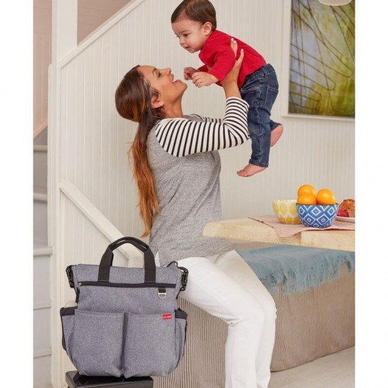 Geanta de scutece Duo Signature Skip Hop Heather Grey