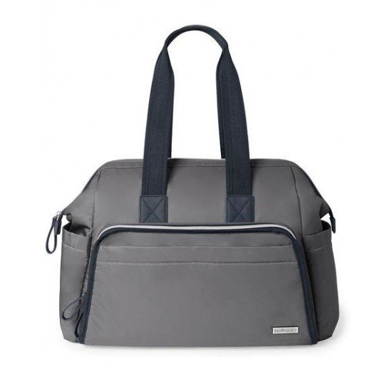 Geanta de scutece Skip Hop Satchel cu deschidere larga