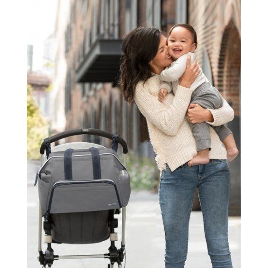 Geanta de scutece Skip Hop Satchel cu deschidere larga