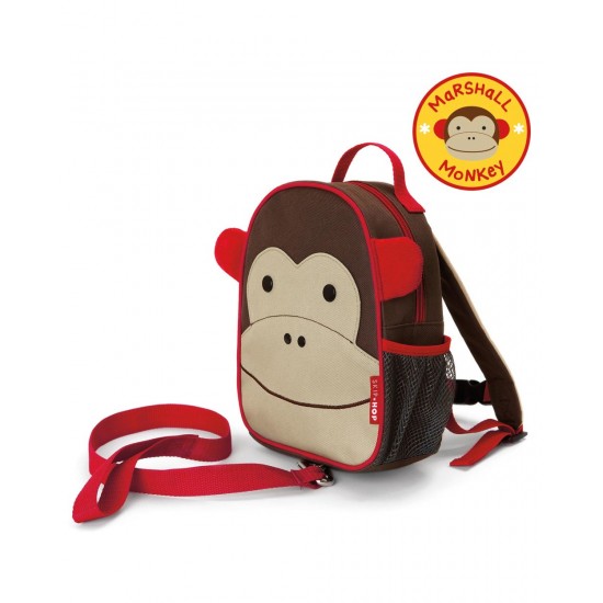 Ghiozdan cu centura de siguranta Zoo Maimutica Skip Hop 