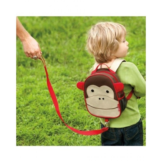 Ghiozdan cu centura de siguranta Zoo Maimutica Skip Hop 