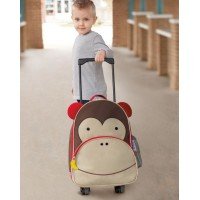 Ghiozdan Troller Skip Hop Zoo Maimutica