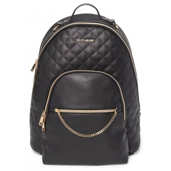 Rucsac pentru scutece matlasat Skip Hop Linx Negru