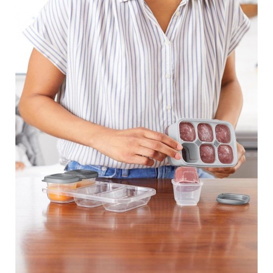 Recipiente pentru congelare Skip Hop Gri / Roz