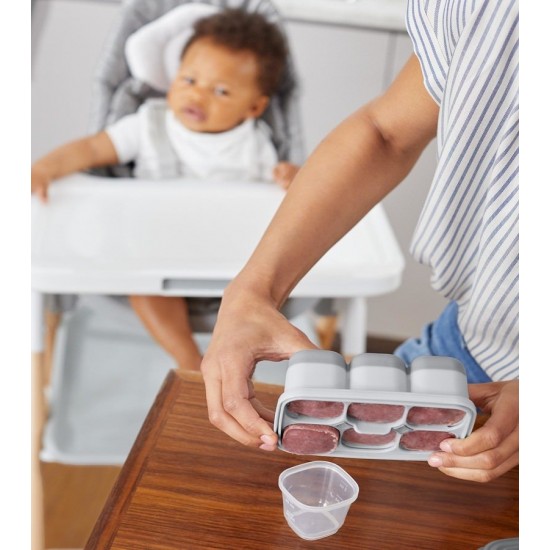 Recipiente pentru congelare Skip Hop Gri / Turcoaz