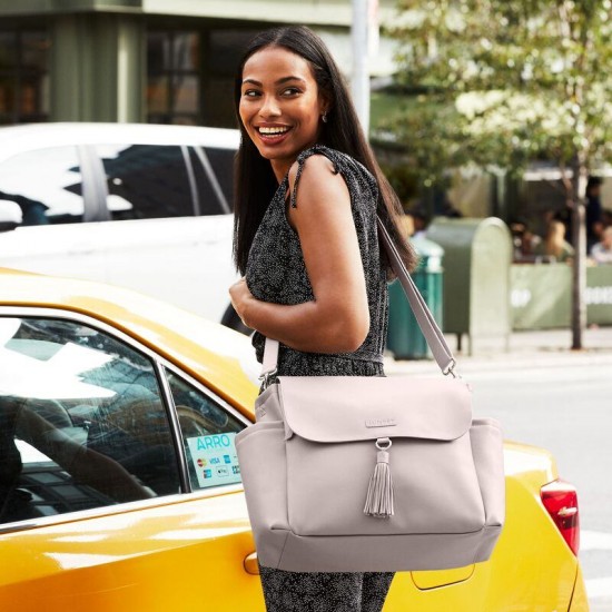 Rucsac convertibil pentru mamici Greenwich Skip Hop Chic Grey