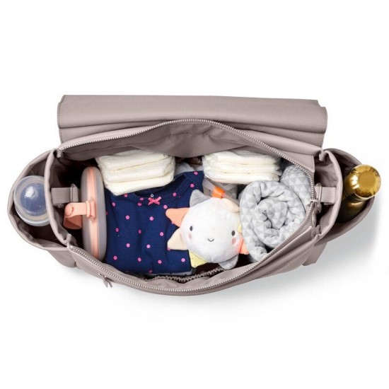 Rucsac convertibil pentru mamici Greenwich Skip Hop Chic Grey