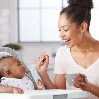 Set 2 lingurite Easy Feed Roz si gri Skip Hop