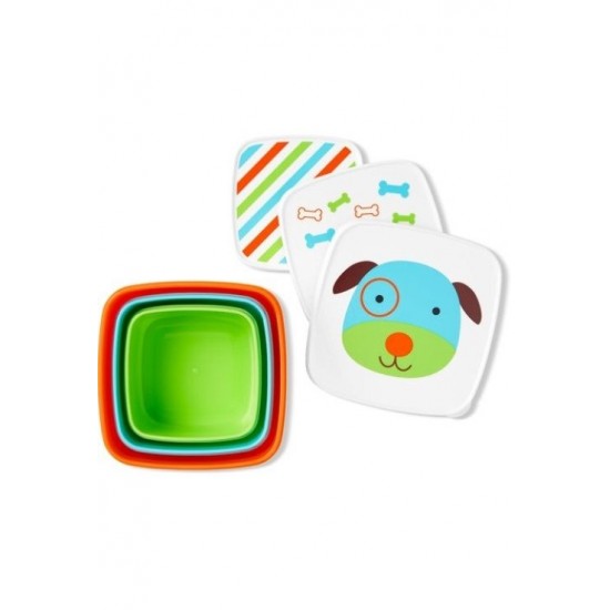 Set 3 cutii pentru pranz Zoo Skip Hop - Catel