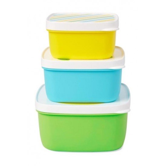 Set 3 cutii pentru pranz Zoo Skip Hop - Girafa