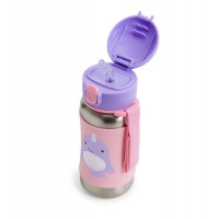 Sticla din otel inoxidabil cu pai Skip Hop Balena