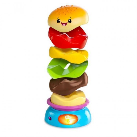 Jucarie Muzicala Bright Starts – Stack n Spin Burger