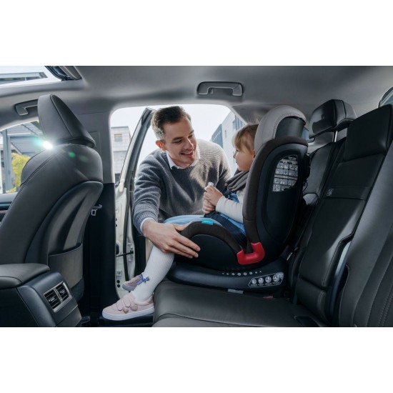 Scaun auto rotativ cu Isofix Unique Agate Grey 0 - 36 kg Apramo