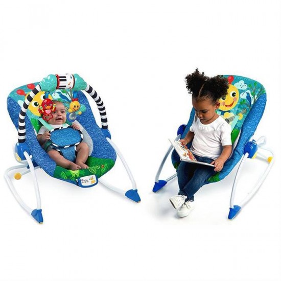 Balansoar cu muzica si vibratii 2 in 1 Symphony Rocker Baby Einstein