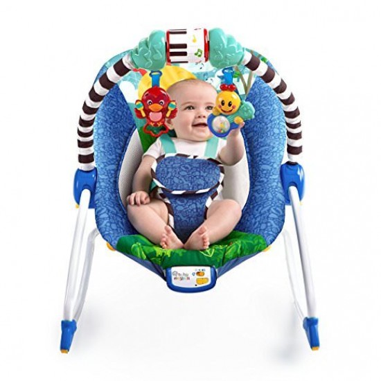 Balansoar cu muzica si vibratii 2 in 1 Symphony Rocker Baby Einstein