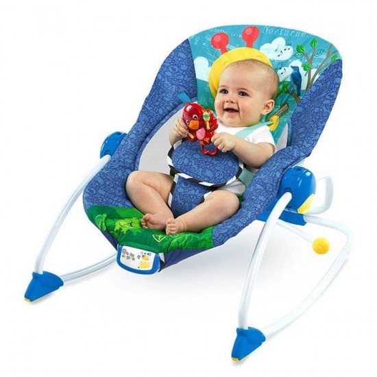 Balansoar cu muzica si vibratii 2 in 1 Symphony Rocker Baby Einstein