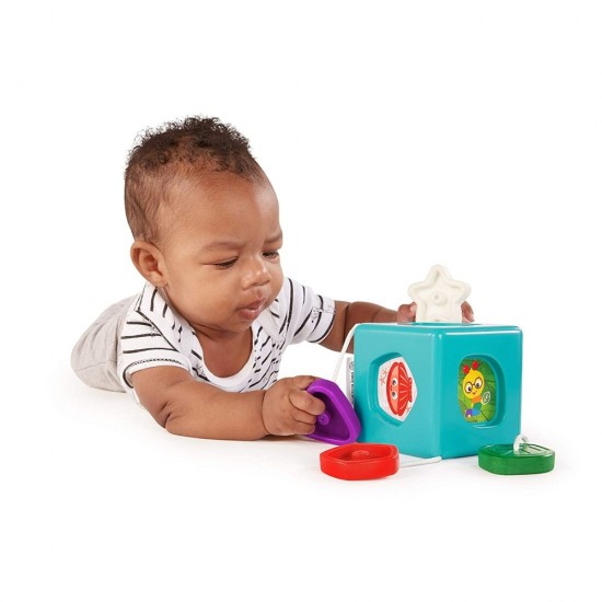 Jucarie bebelusi Baby Einstein - Cubul vesel Match and Grasp
