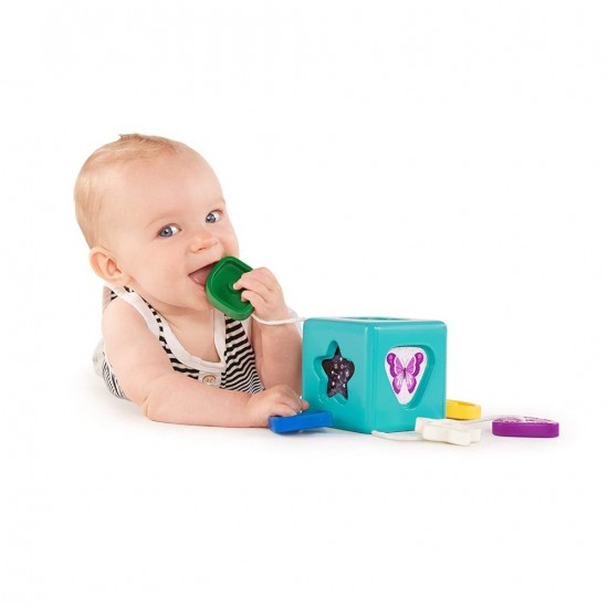 Jucarie bebelusi Baby Einstein - Cubul vesel Match and Grasp