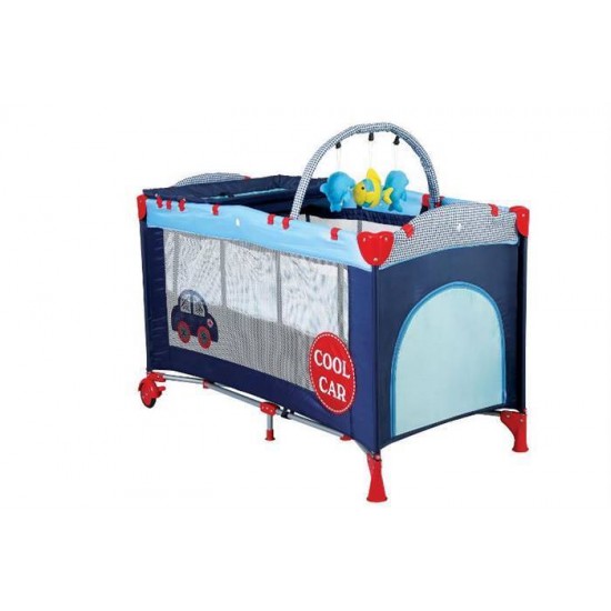 Patut Pliant cu 2 nivele Sleepwell Car BabyGo