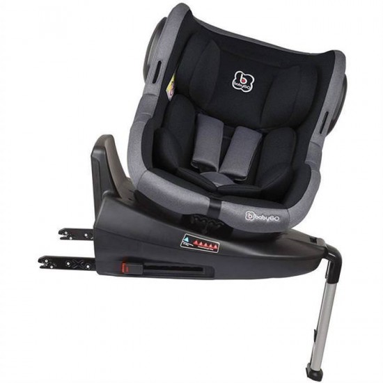 Scaun auto cu Isofix Rotativ 360 Iso BabyGo - Negru