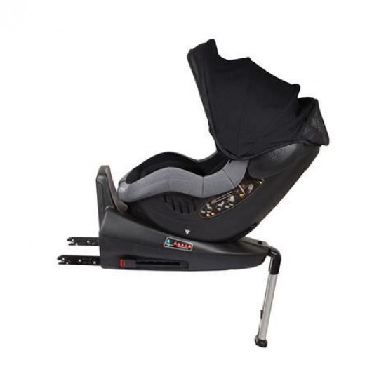 Scaun auto cu Isofix Rotativ 360 Iso BabyGo - Negru