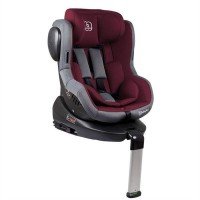 Scaun auto Iso rotativ 360 cu Isofix  0-18 kg Rosu BabyGo