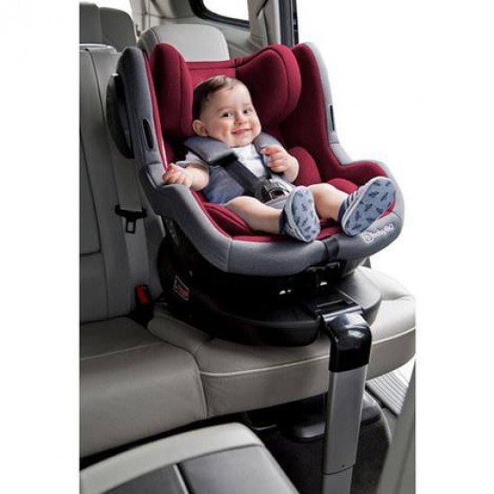 Scaun auto Iso rotativ 360 cu Isofix  0-18 kg Rosu BabyGo
