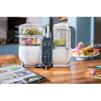 Robot multifunctional 5 in 1 Nutribaby Babymoov Loft White