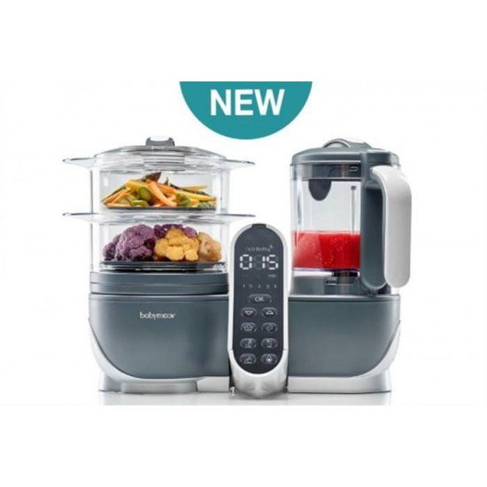 Robot multifunctional 5 in 1 Nutribaby Babymoov Industrial Grey 