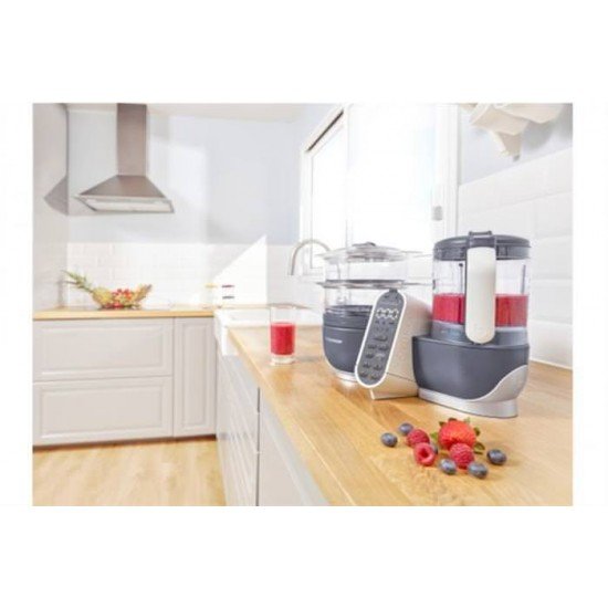 Robot multifunctional 5 in 1 Nutribaby Babymoov Industrial Grey 